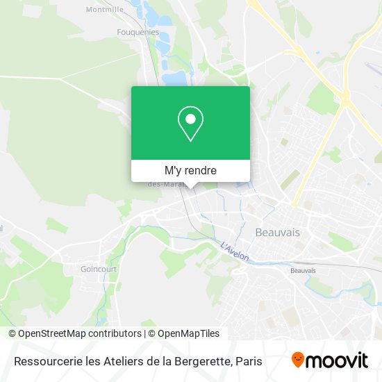 Ressourcerie les Ateliers de la Bergerette plan