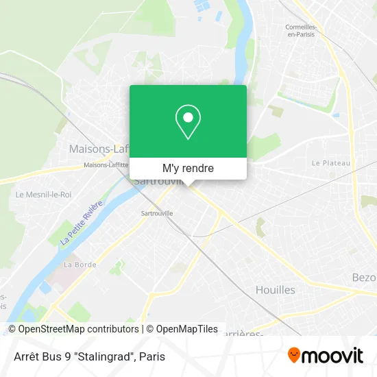 Arrêt Bus 9 "Stalingrad" plan