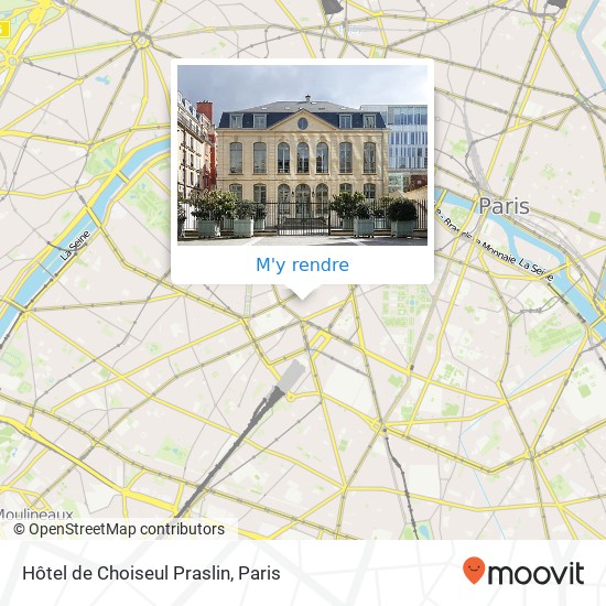 Hôtel de Choiseul Praslin plan