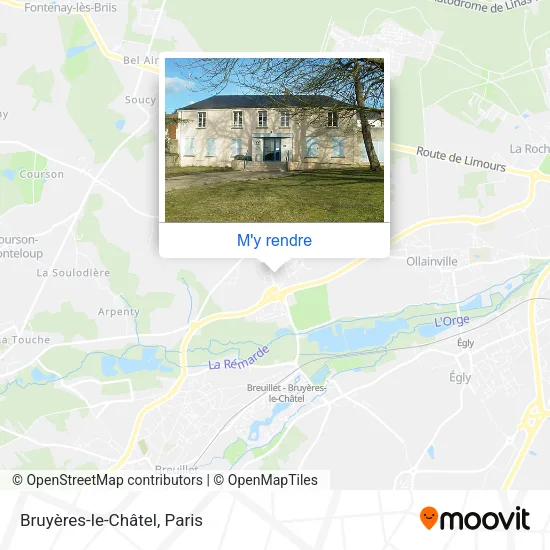 Bruyères-le-Châtel plan