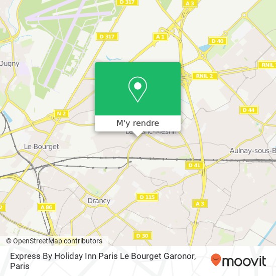 Express By Holiday Inn Paris Le Bourget Garonor plan