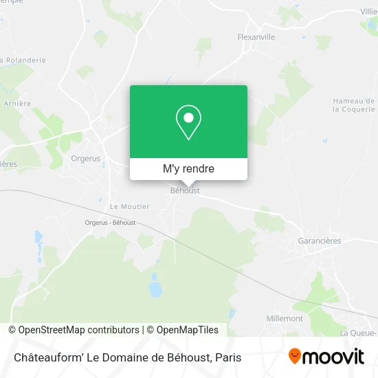 Châteauform’ Le Domaine de Béhoust plan