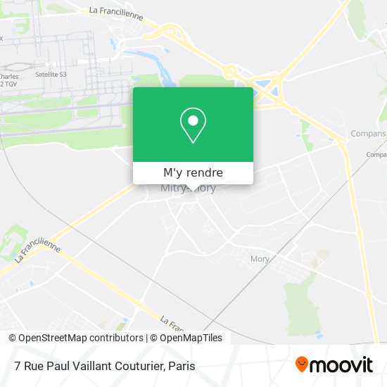 7 Rue Paul Vaillant Couturier plan