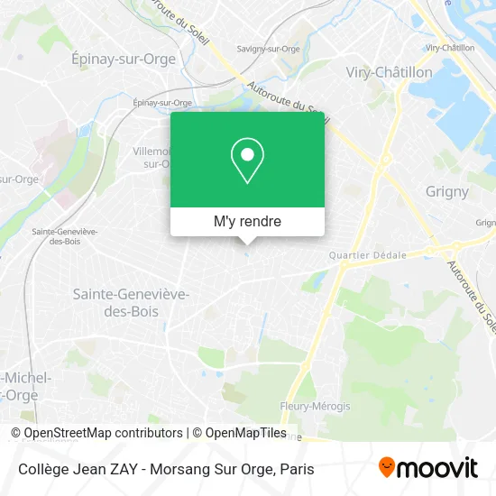 Collège Jean ZAY - Morsang Sur Orge plan