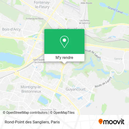 Rond-Point des Sangliers plan