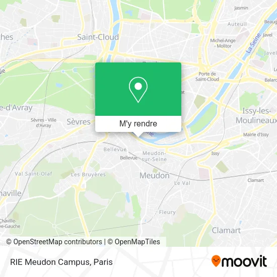 RIE Meudon Campus plan