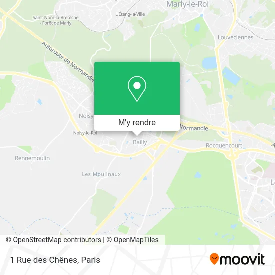 1 Rue des Chênes plan