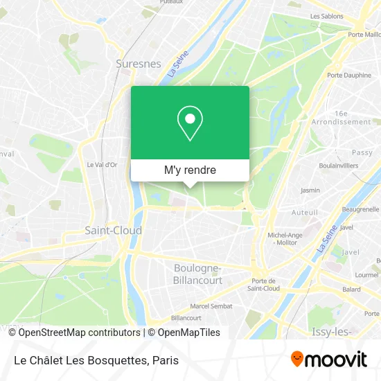 Le Châlet Les Bosquettes plan