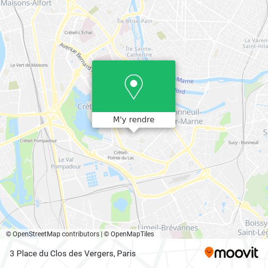 3 Place du Clos des Vergers plan