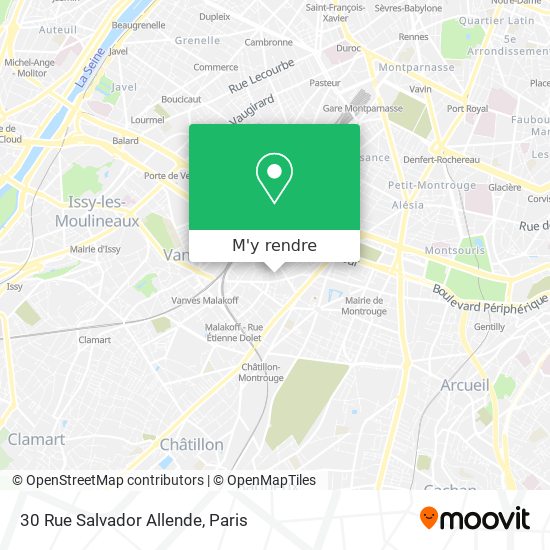 30 Rue Salvador Allende plan