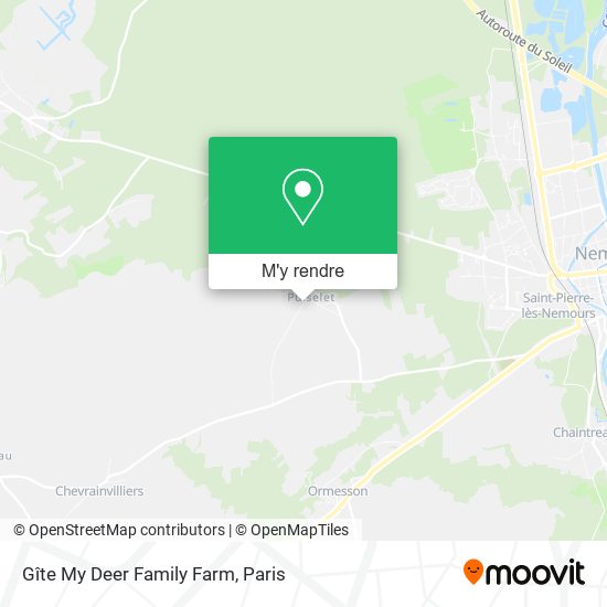 Gîte My Deer Family Farm plan