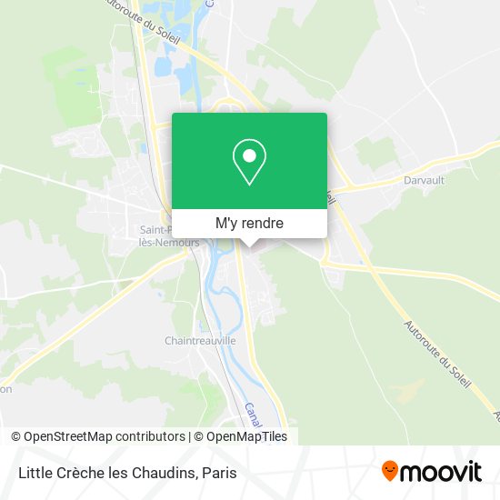 Little Crèche les Chaudins plan