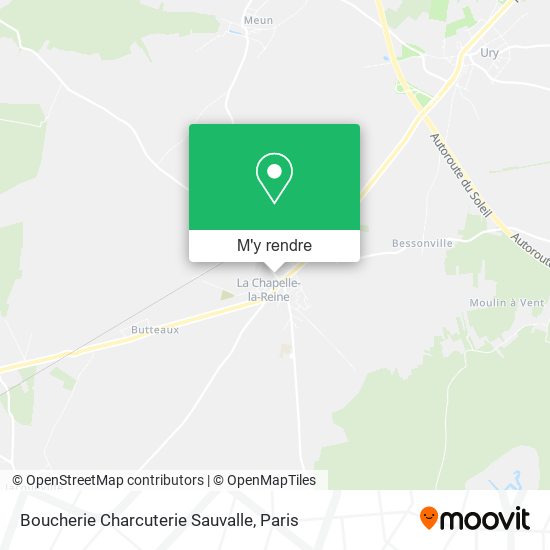 Boucherie Charcuterie Sauvalle plan