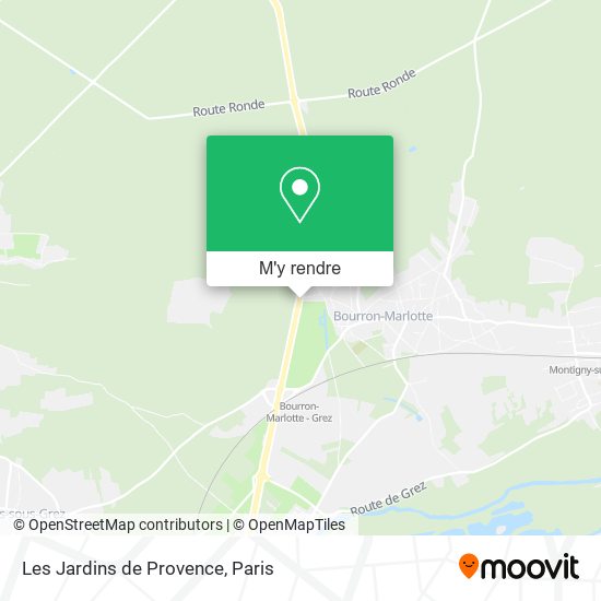 Les Jardins de Provence plan