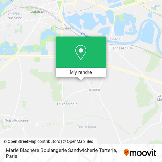 Marie Blachère Boulangerie Sandwicherie Tarterie plan