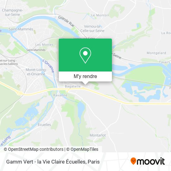 Gamm Vert - la Vie Claire Écuelles plan