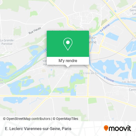 E. Leclerc Varennes-sur-Seine plan