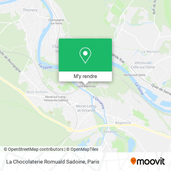 La Chocolaterie Romuald Sadoine plan