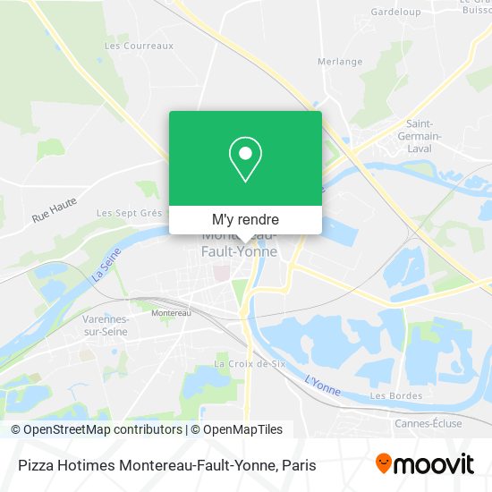 Pizza Hotimes Montereau-Fault-Yonne plan