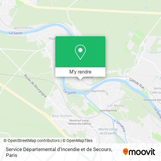 Service Départemental d'Incendie et de Secours plan