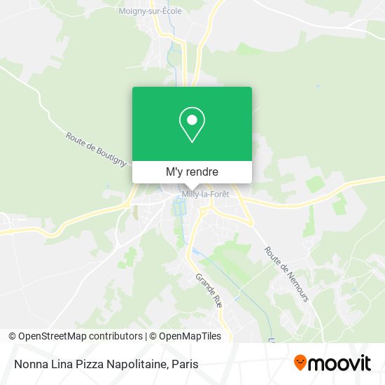 Nonna Lina Pizza Napolitaine plan