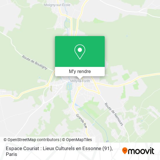 Espace Couriat : Lieux Culturels en Essonne (91) plan