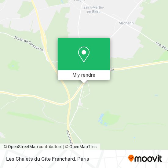 Les Chalets du Gîte Franchard plan