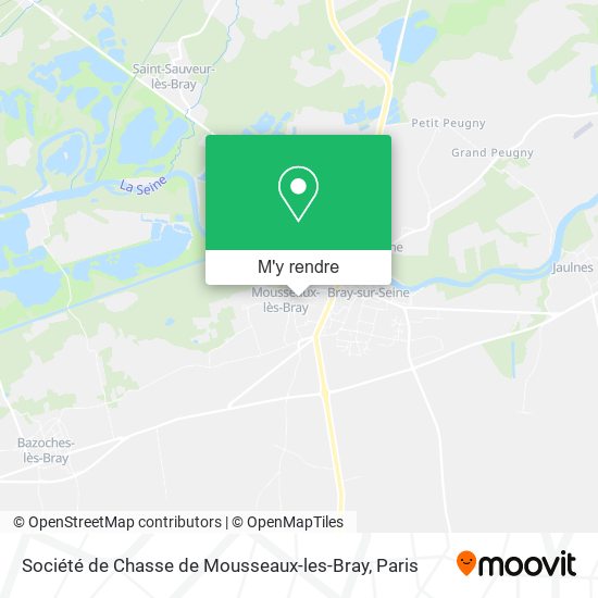 Société de Chasse de Mousseaux-les-Bray plan
