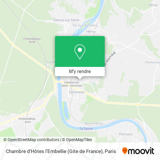 Chambre d'Hôtes l'Embellie (Gite de France) plan
