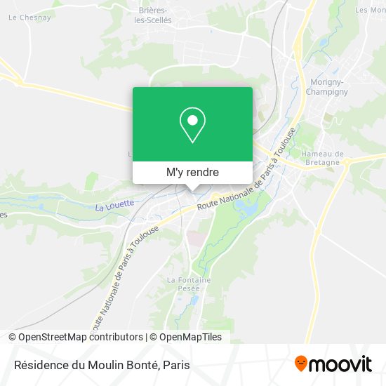 Résidence du Moulin Bonté plan