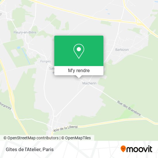 Gîtes de l'Atelier plan