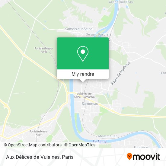 Aux Délices de Vulaines plan