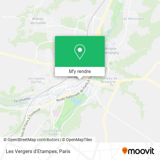 Les Vergers d'Etampes plan
