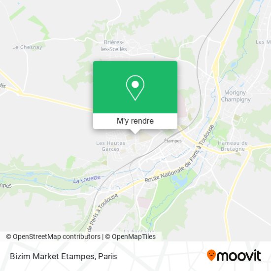 Bizim Market Etampes plan
