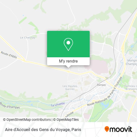 Aire d'Accueil des Gens du Voyage plan