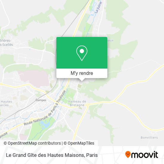 Le Grand Gîte des Hautes Maisons plan