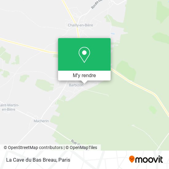 La Cave du Bas Breau plan
