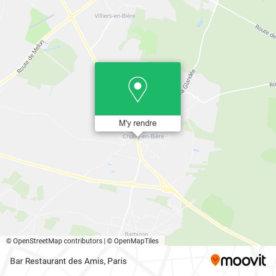 Bar Restaurant des Amis plan