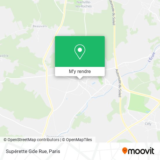 Supérette Gde Rue plan