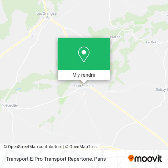 Transport E-Pro Transport Repertorie plan