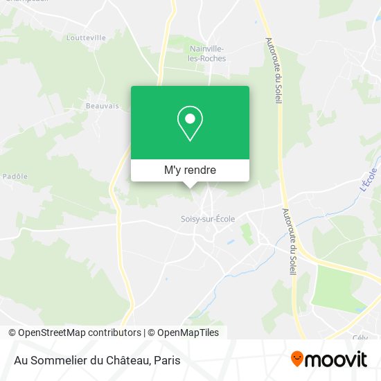 Au Sommelier du Château plan