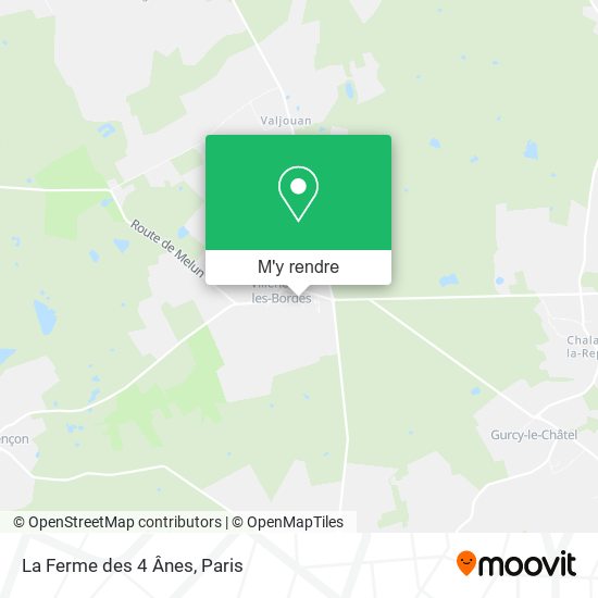 La Ferme des 4 Ânes plan