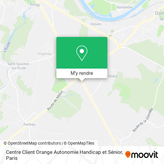 Centre Client Orange Autonomie Handicap et Sénior plan