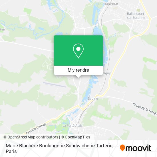 Marie Blachère Boulangerie Sandwicherie Tarterie plan