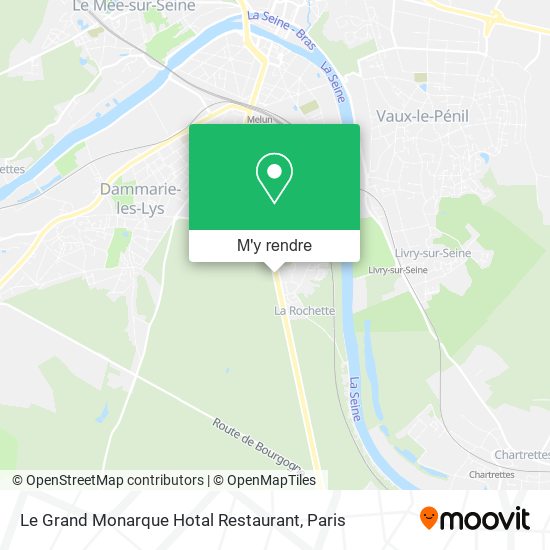 Le Grand Monarque Hotal Restaurant plan