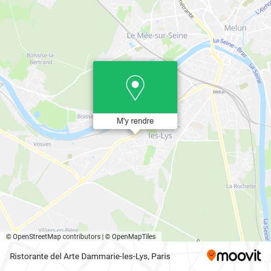 Ristorante del Arte Dammarie-les-Lys plan