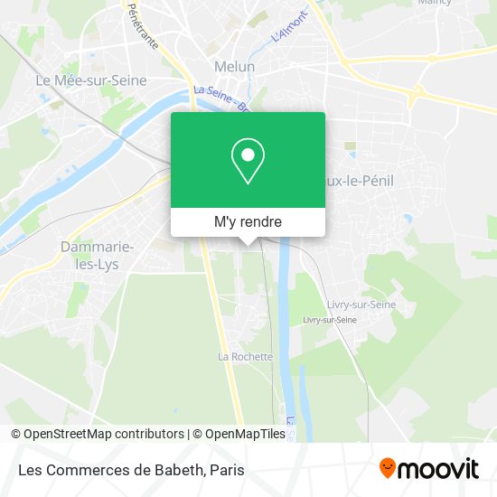 Les Commerces de Babeth plan