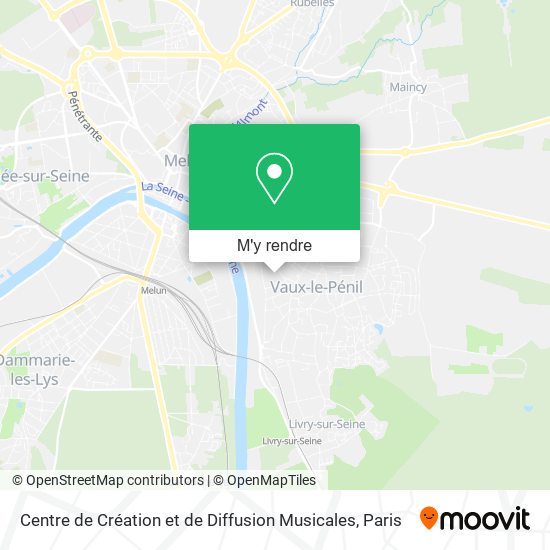 Centre de Création et de Diffusion Musicales plan