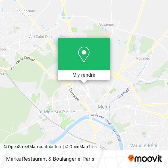 Marka Restaurant & Boulangerie plan