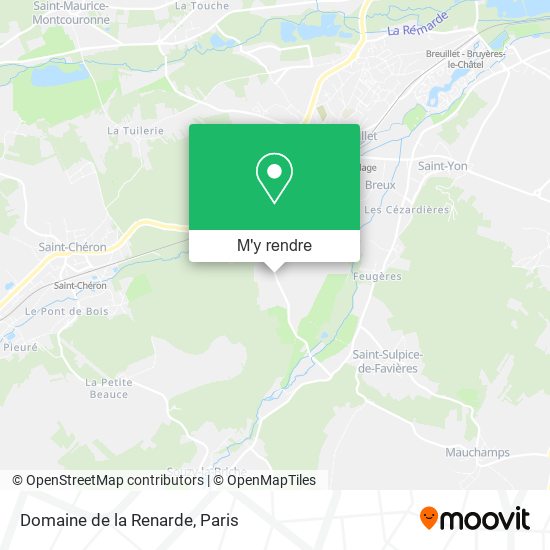 Domaine de la Renarde plan